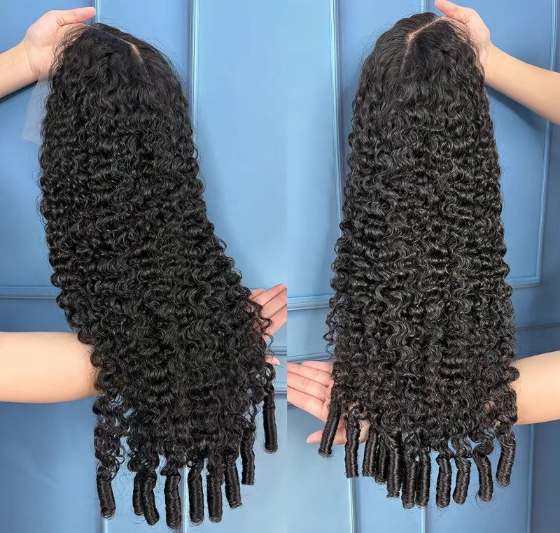 Human Hair Burmese Curly Frontal
