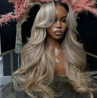Human Hair Ash Blonde Body Wave