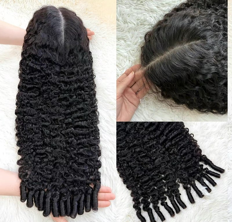 Human Hair Burmese Curly Frontal
