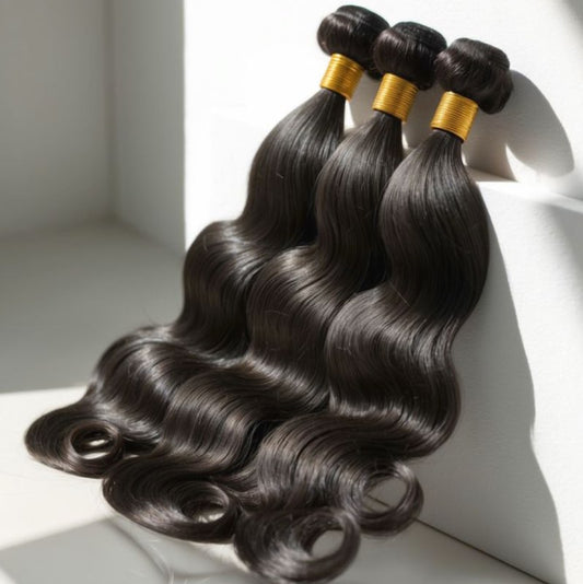 Human Hair 3 Body Wave Bundles