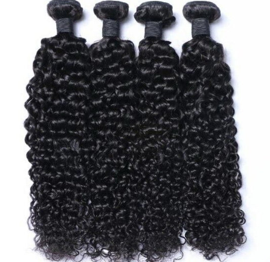 Human Hair 4 Water Wave Bundles