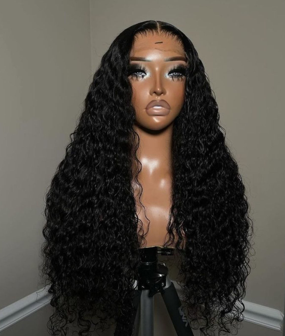 Human Hair Water Wave Frontal