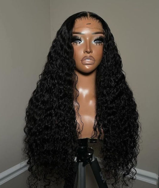 Human Hair Water Wave Frontal