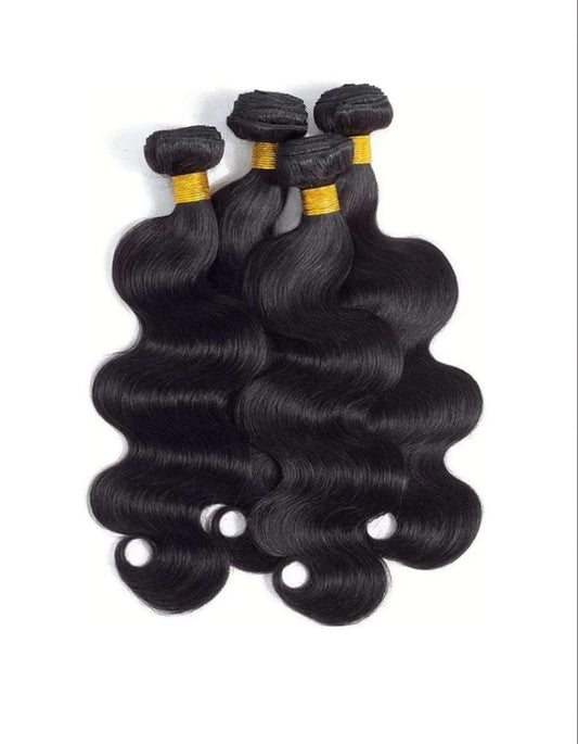 Human Hair 4 Body Wave Bundles