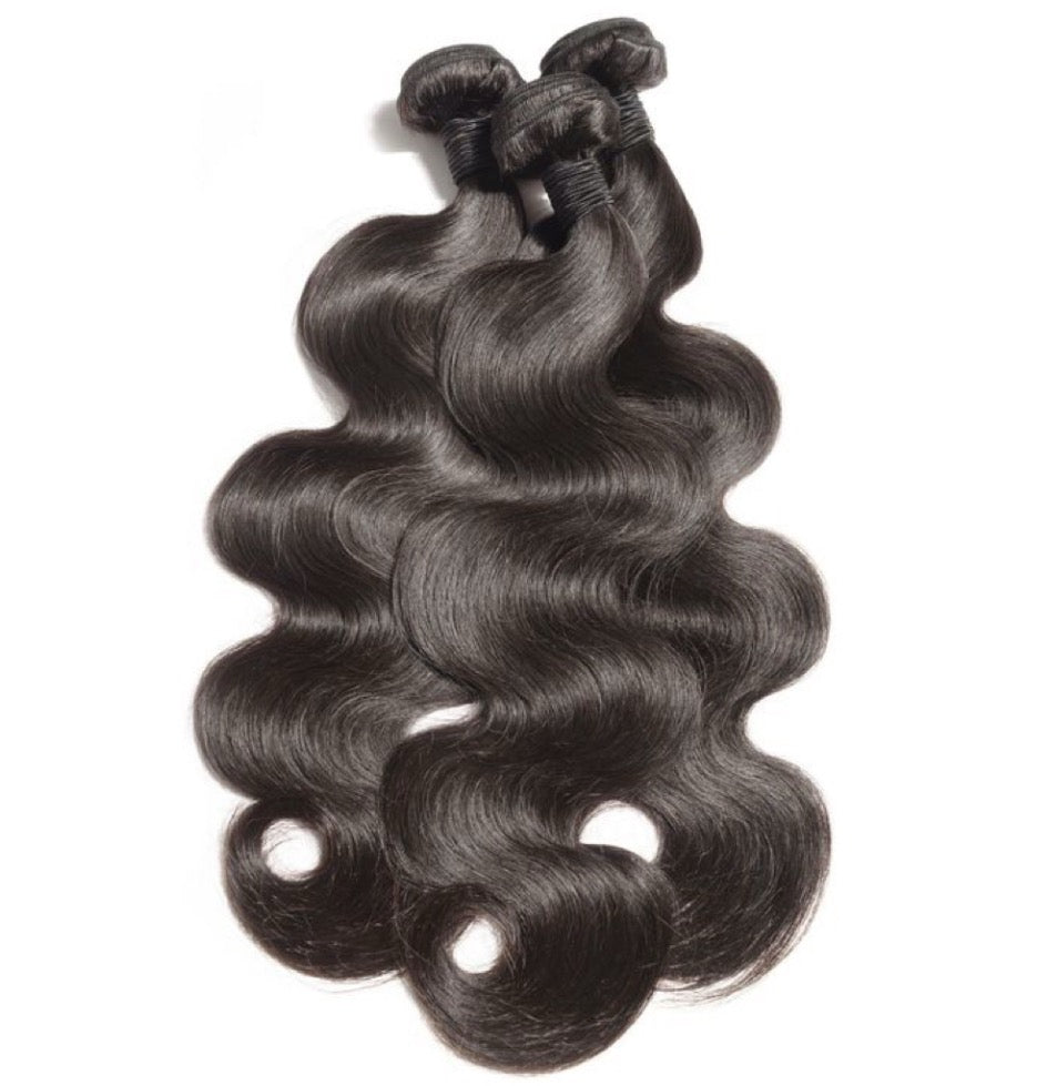 Human Hair 3 Body Wave Bundles