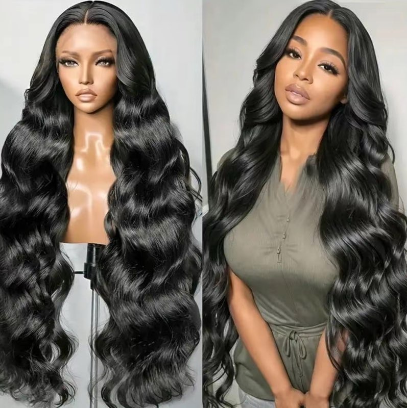 Human Hair Black Frontal