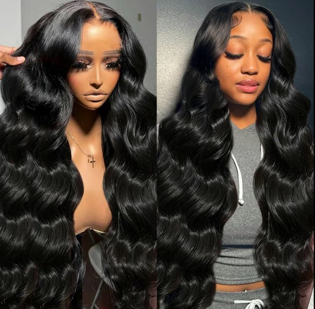 Human Hair Black Frontal